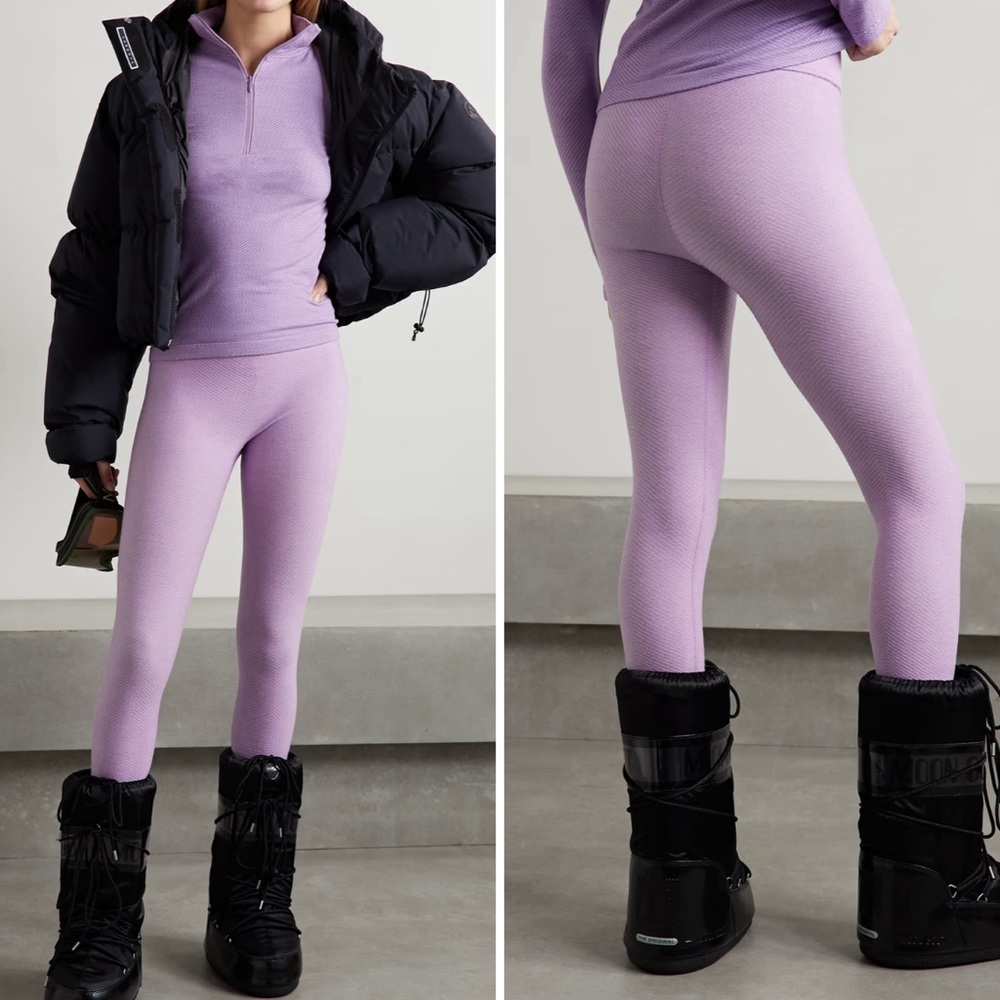 Cordova Baselayer ANDORA STRETCH-KNIT LEGGINGS IN TARO NWT